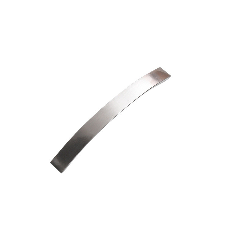 Pegangan Lemari Laci Warna Aluminium 192mm Menarik Anodizing Untuk Kabinet