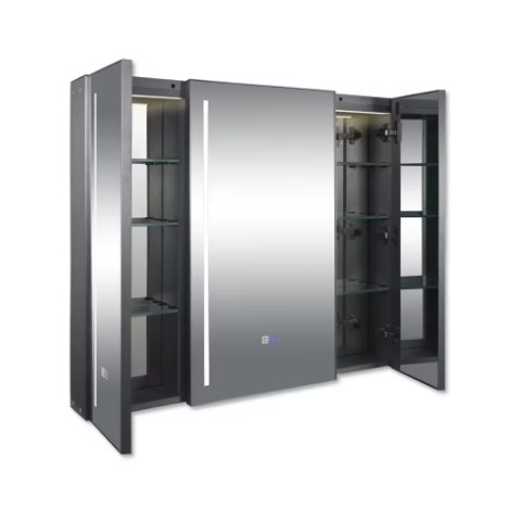 Kamar Mandi Shower Lampu Cabinet Cermin Pintu Diode Pencahayaan Cerdas Cermin