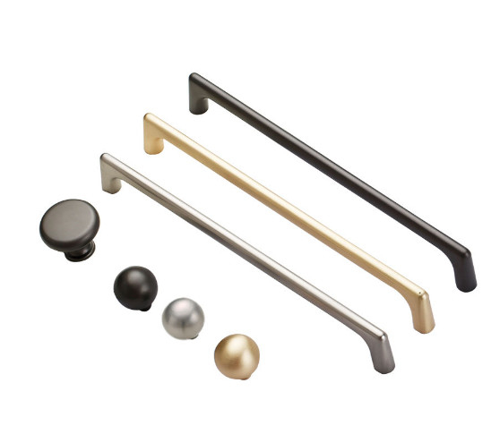 Modern Simple Closet Pulls American Furniture Cabinet Door Knobs Pearl Black Cabinet Drawer Pulls Dukungan kustomisasi