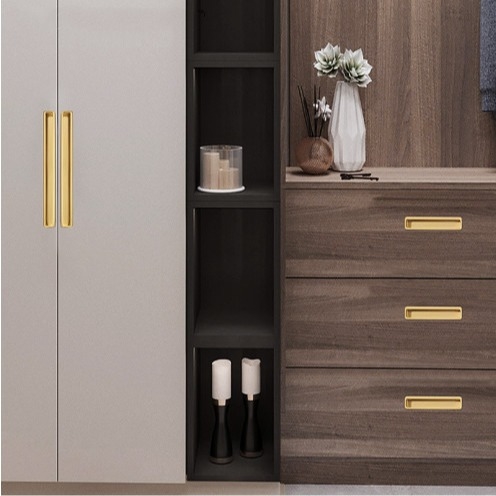 Pintu Lemari Modern Sederhana Pintu Lemari Tersembunyi Genggam Pintu Sederhana Pintu Lemari Eropa Tersembunyi Genggam Pintu Geser