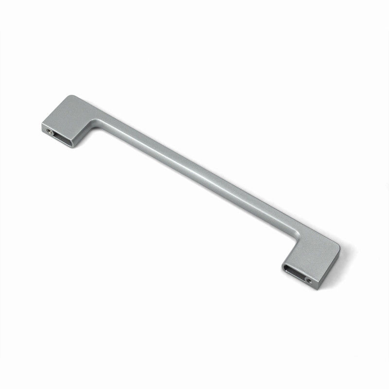 96mm Zinc Alloy Square T Bar Genggam Pintu Perak Untuk Dapur Kabinet
