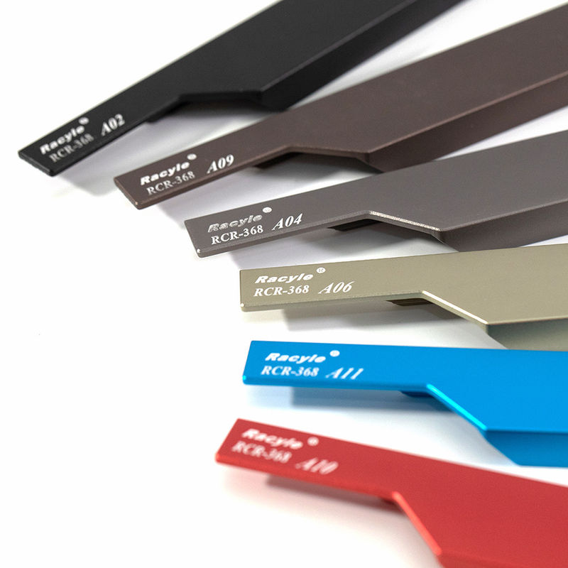 OEM Aluminium Laci Tarik Tersembunyi Menangani Anodized Colorful 300mm