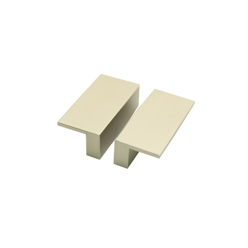 Knob L Type Rectangular Bronze Aluminium Drawer Handle tarikan kabinet dapur