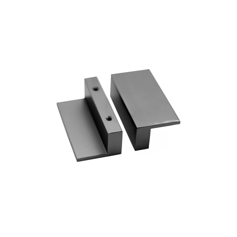 Knob L Type Rectangular Bronze Aluminium Drawer Handle tarikan kabinet dapur